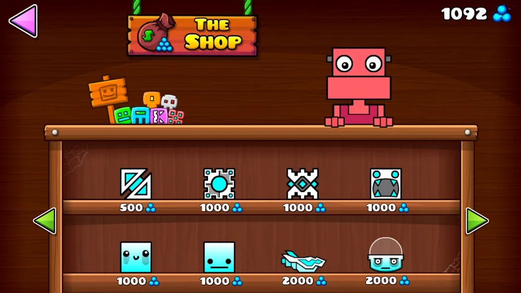 Geometry Dash World (Геометри Дэш Ворлд)  [МОД Бесконечные монеты] Screenshot 3