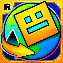 Скачать взлом Geometry Dash World (Геометри Дэш Ворлд)  [МОД Бесконечные монеты] на Андроид