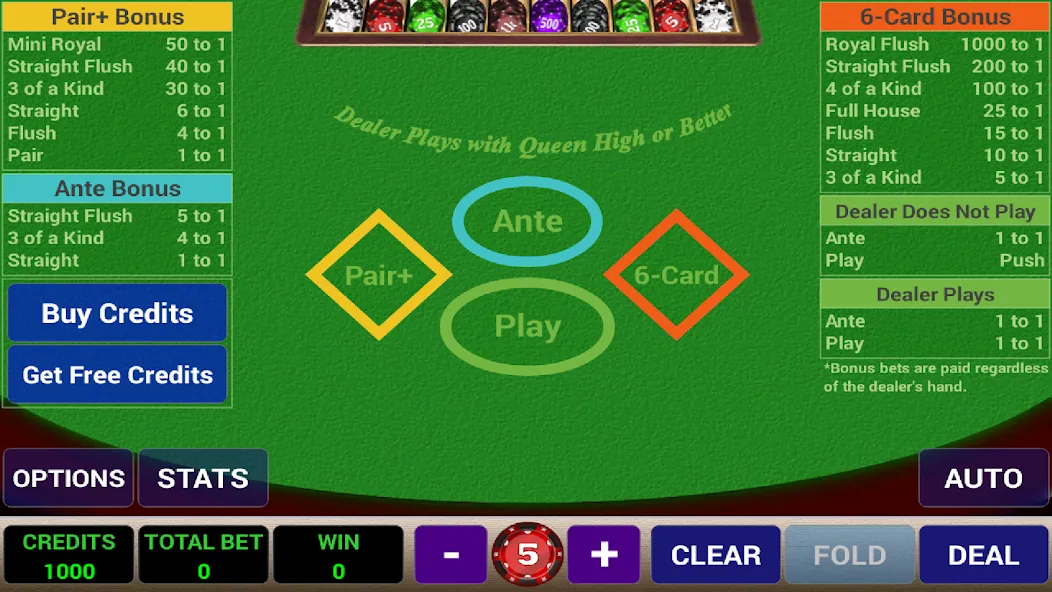 Ace 3-Card Poker (эйс 3)  [МОД Меню] Screenshot 1