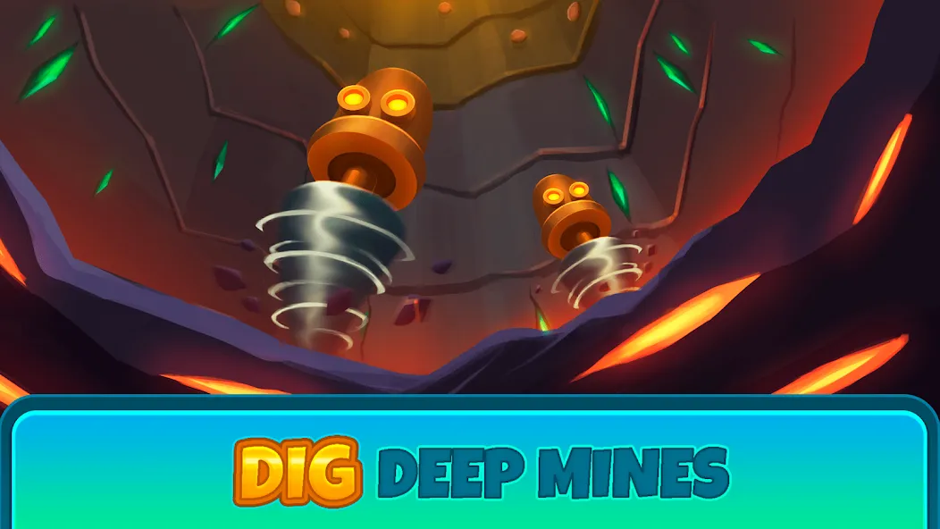 Deep Town: Idle Mining Tycoon (Дип Таун)  [МОД Много денег] Screenshot 4