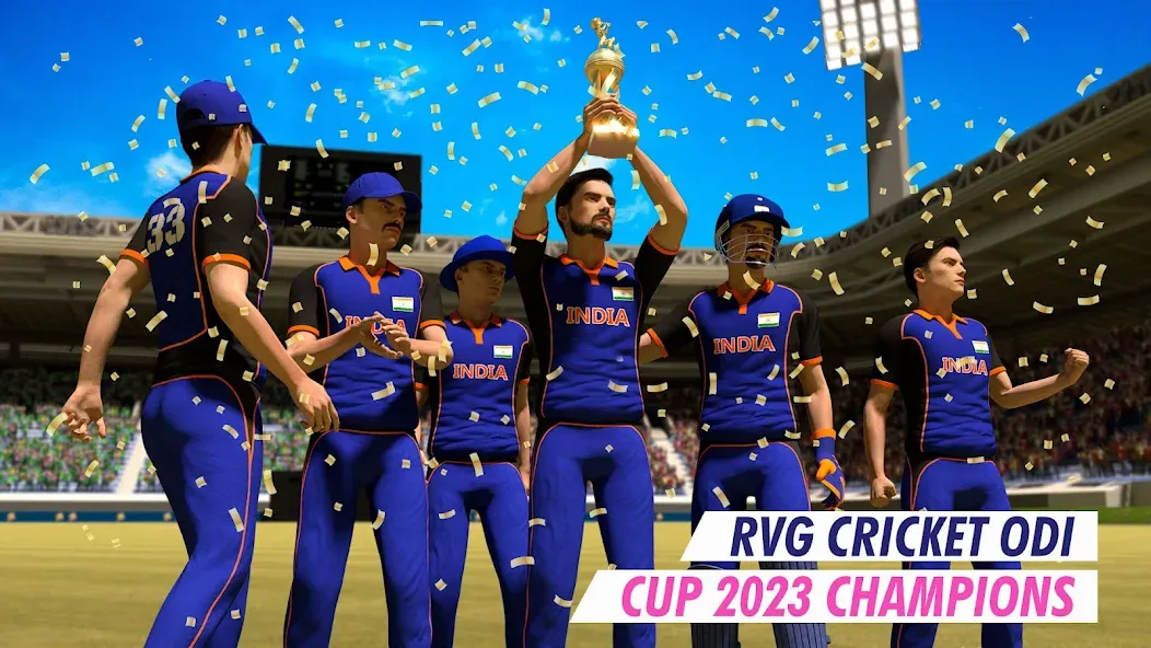 RVG Real World Cricket Game 3D (РВГ Реальная Мировая Крикетная Игра 3D)  [МОД Меню] Screenshot 3