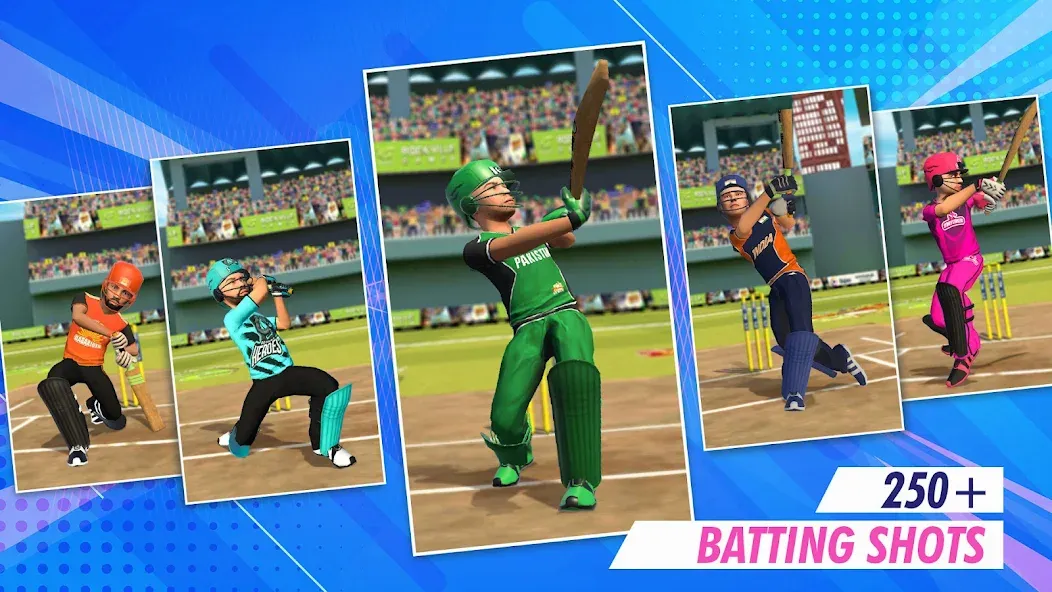 RVG Real World Cricket Game 3D (РВГ Реальная Мировая Крикетная Игра 3D)  [МОД Меню] Screenshot 4