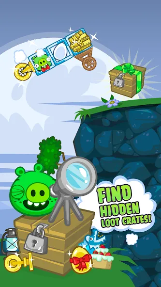 Bad Piggies (Бэд Пиггиз)  [МОД Menu] Screenshot 4