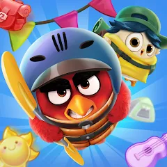 Скачать взлом Angry Birds Match 3 (Энгри Бердс Матч 3)  [МОД Много монет] на Андроид