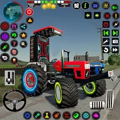 Скачать взлом Indian Tractor Farming Games [МОД Много монет] на Андроид