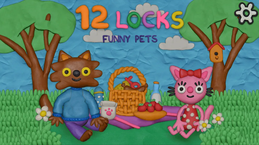 12 Locks Funny Pets (Замков)  [МОД Все открыто] Screenshot 1