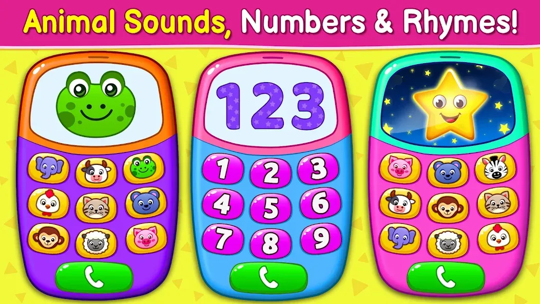 Baby Games: Piano & Baby Phone (Бейби Геймс)  [МОД Menu] Screenshot 1