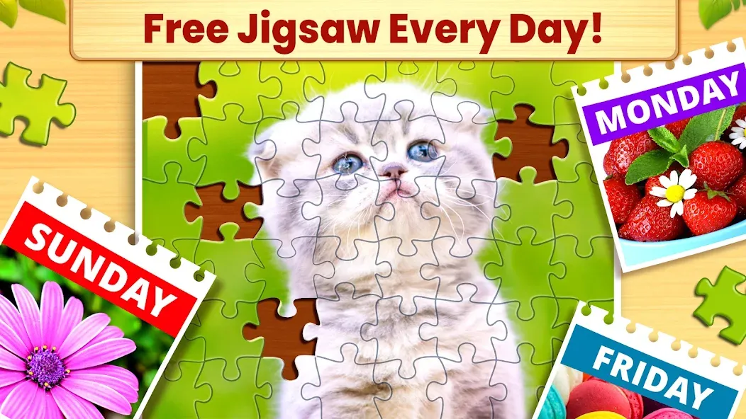 Jigsaw Puzzles: Picture Puzzle  [МОД Menu] Screenshot 3