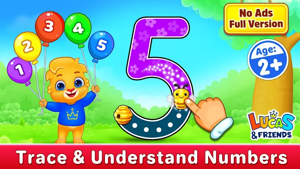 123 Numbers - Count & Tracing  [МОД Unlimited Money] Screenshot 1