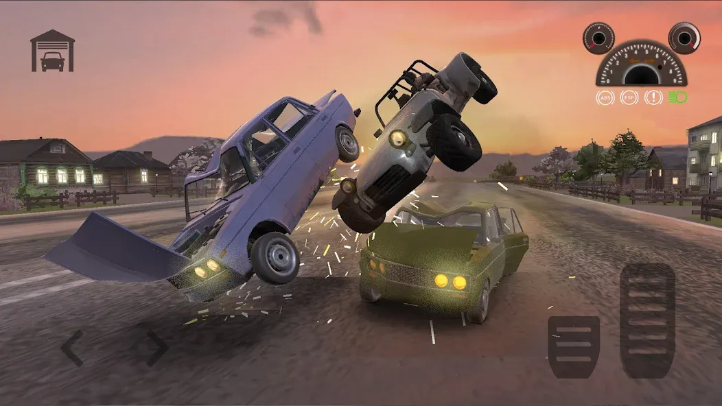 Car Crash Racing - Russia (Кар Краш Рейсинг)  [МОД Много денег] Screenshot 1