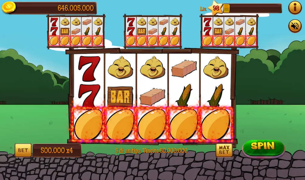 Slot Gallina 4 (Слот Галлина 4)  [МОД Бесконечные монеты] Screenshot 5