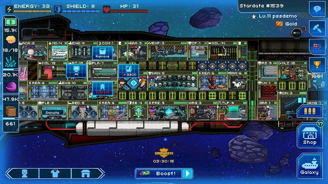 Pixel Starships™ (Пиксель Звездные Корабли)  [МОД Бесконечные деньги] Screenshot 5