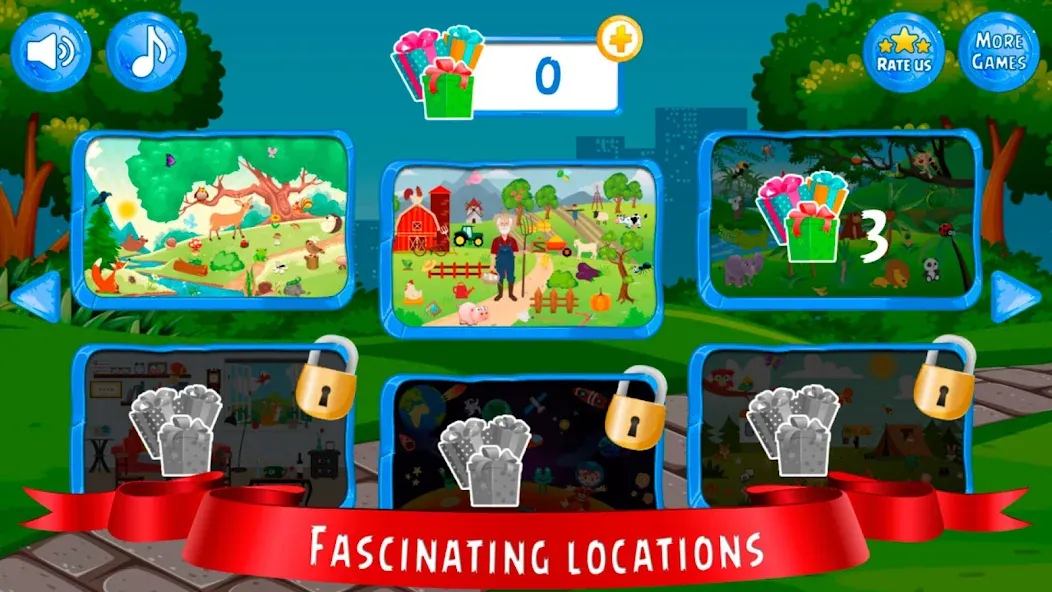 Hidden Object games for kids  [МОД Много денег] Screenshot 2