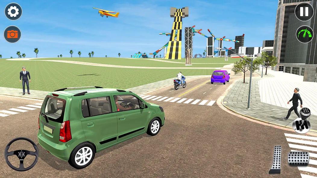 Indian Car Simulator: Car Game (Индийский автомобильный симулятор)  [МОД Menu] Screenshot 3