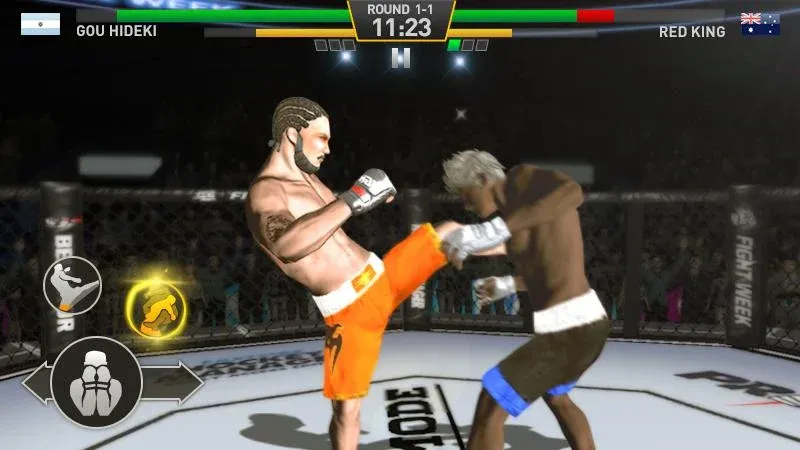 Fighting Star  [МОД Бесконечные деньги] Screenshot 2