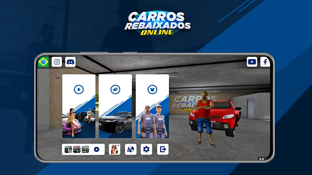 Carros Rebaixados Online (Каррос Ребайшадос Онлайн)  [МОД Unlocked] Screenshot 1