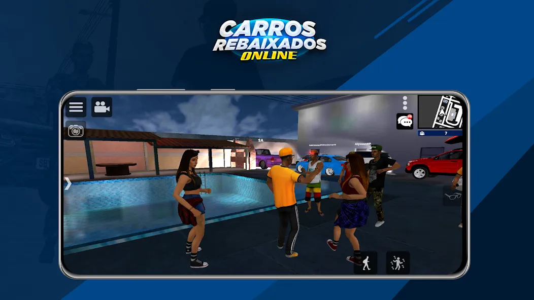 Carros Rebaixados Online (Каррос Ребайшадос Онлайн)  [МОД Unlocked] Screenshot 3