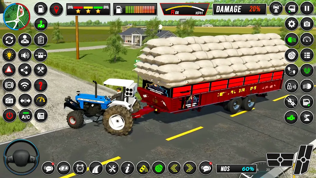 Indian Tractor Simulator Games  [МОД Unlimited Money] Screenshot 3