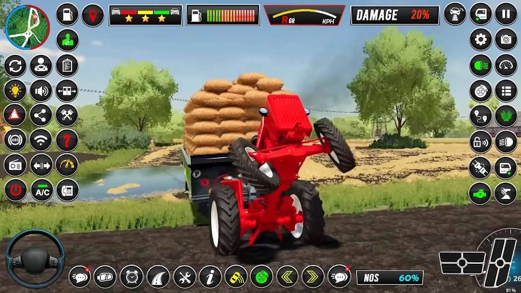 Indian Tractor Simulator Games  [МОД Unlimited Money] Screenshot 4