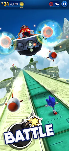 Sonic Dash - Endless Running (Соник Дэш)  [МОД Unlocked] Screenshot 3