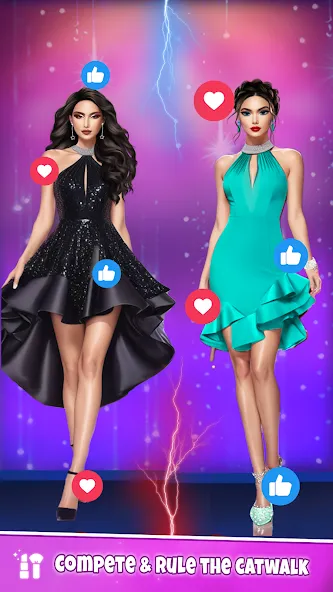 Fashion Artist: Makeup Game  [МОД Бесконечные деньги] Screenshot 2