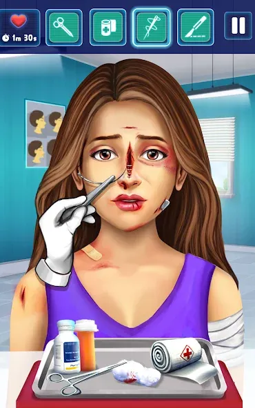 Surgery Simulator Doctor Game  [МОД Меню] Screenshot 2