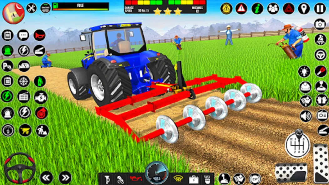 Indian Tractor Driving Game 3D (Фарминг Геймс)  [МОД Бесконечные деньги] Screenshot 2