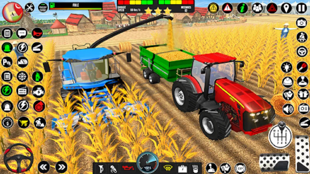 Indian Tractor Driving Game 3D (Фарминг Геймс)  [МОД Бесконечные деньги] Screenshot 3