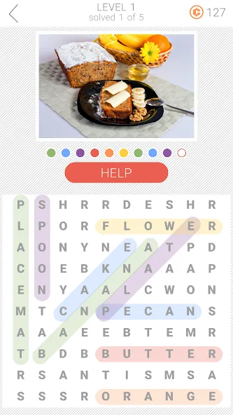 10x10 Word Search (десять на десять)  [МОД Unlocked] Screenshot 3