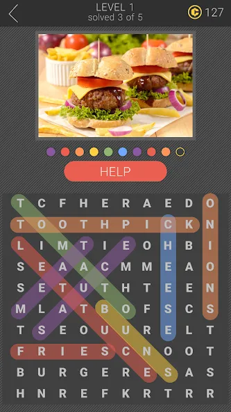 10x10 Word Search (десять на десять)  [МОД Unlocked] Screenshot 4