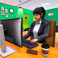 Скачать взлом Virtual HR Manager Job Games  [МОД Бесконечные деньги] на Андроид