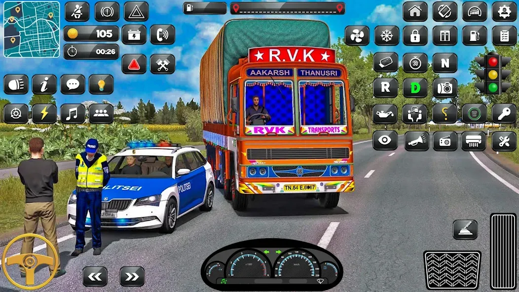 Indian Truck Driver Simulator  [МОД Много денег] Screenshot 5