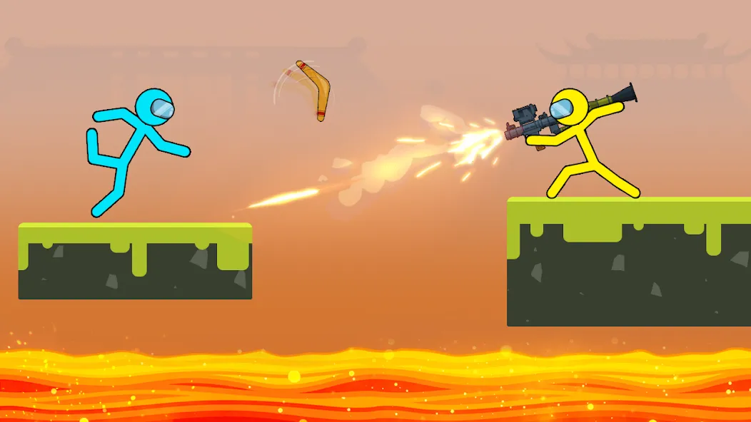 Stick-man Fighting Games  [МОД Unlocked] Screenshot 4