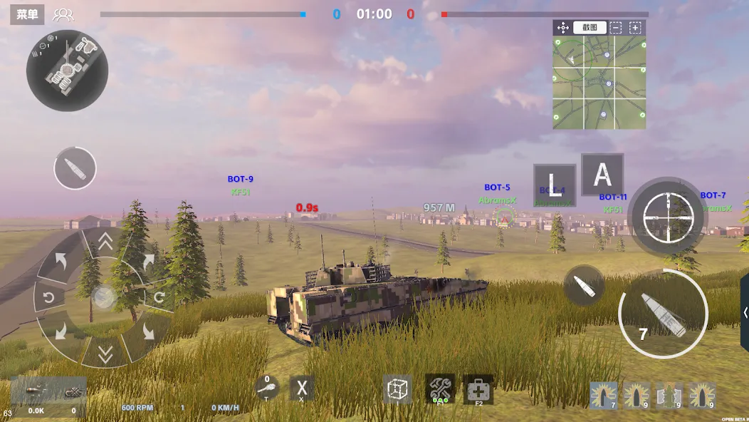 Panzer War (Панцер Вар)  [МОД Unlocked] Screenshot 1