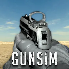 Скачать взлом GUNSIM - 3D FPS Shooting Guns (ГУНСИМ)  [МОД Много денег] на Андроид