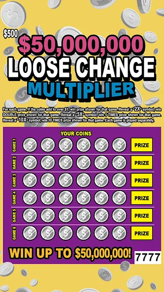 Scratch Off Lottery Scratchers  [МОД Много монет] Screenshot 2