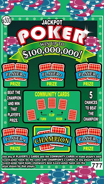 Scratch Off Lottery Scratchers  [МОД Много монет] Screenshot 4