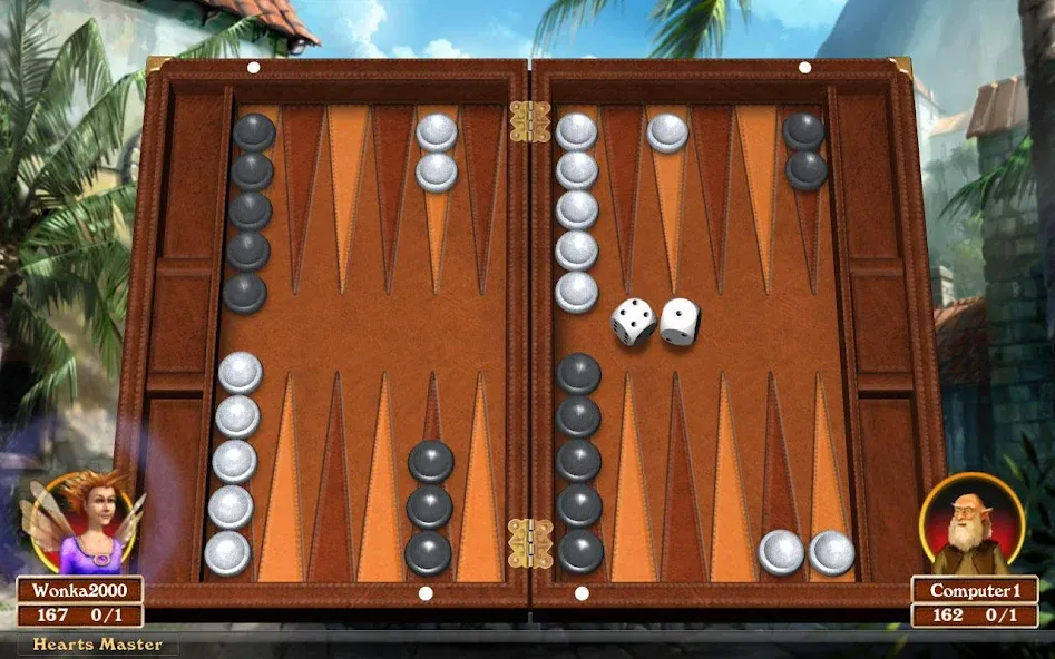 Hardwood Backgammon (Хардвуд Бэкгаммон)  [МОД Mega Pack] Screenshot 1