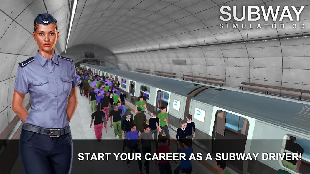 Subway Simulator 3D  [МОД Unlocked] Screenshot 1