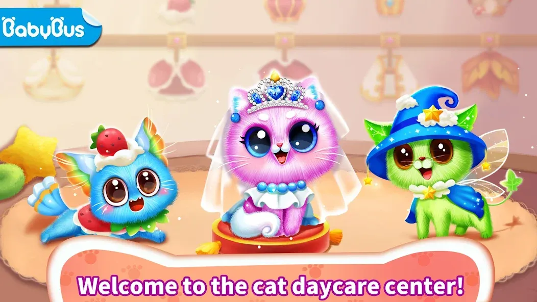 Little Panda: Baby Cat Daycare  [МОД Unlimited Money] Screenshot 1