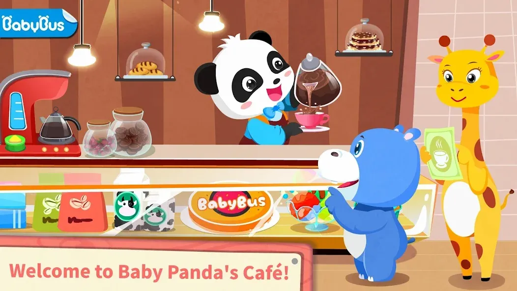 Baby Panda’s Summer: Café  [МОД Unlimited Money] Screenshot 1