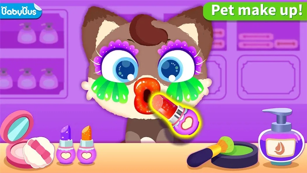 Little Panda's Pet Salon  [МОД Бесконечные монеты] Screenshot 1