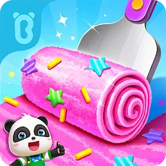 Скачать взлом Little Panda's Ice Cream Games [МОД Много денег] на Андроид