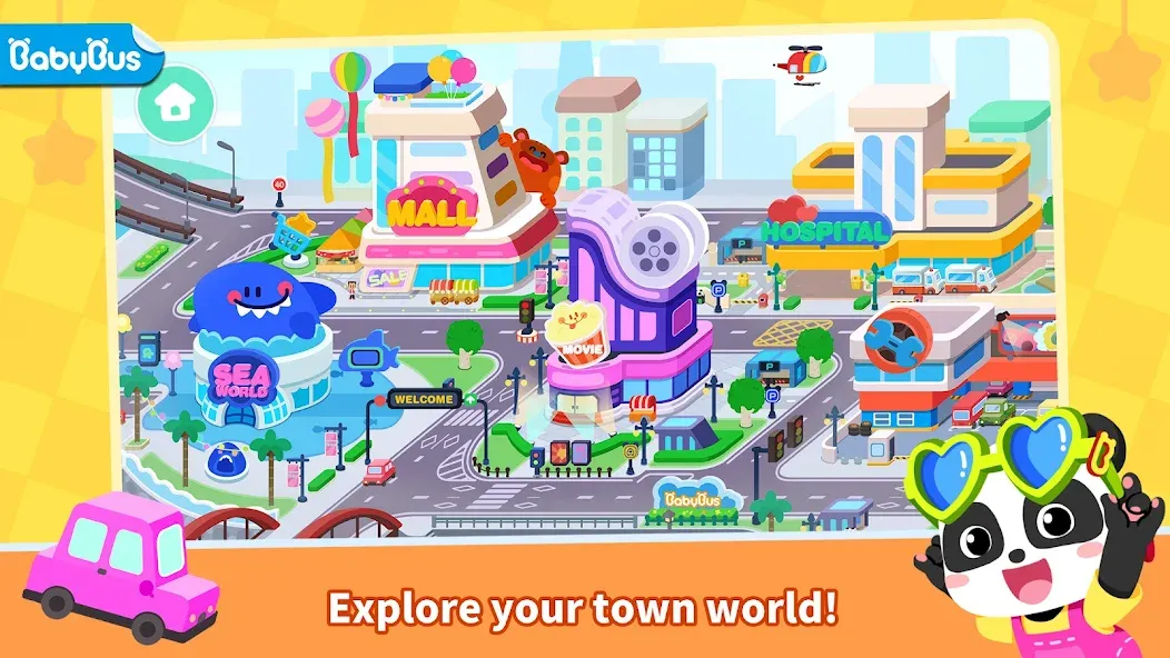 Little Panda's Town: My World  [МОД Unlocked] Screenshot 1