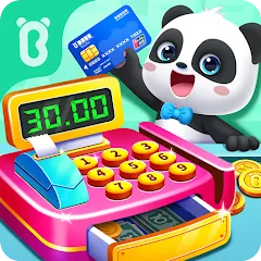 Скачать взлом Baby Panda's Supermarket [МОД Много денег] на Андроид