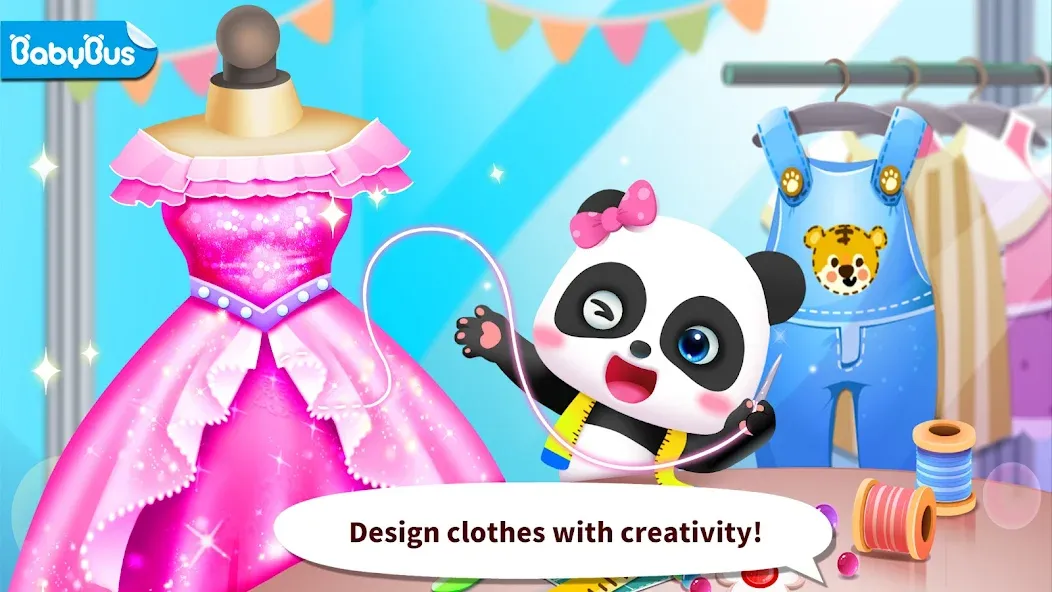 Baby Panda's Fashion Dress Up  [МОД Много монет] Screenshot 2