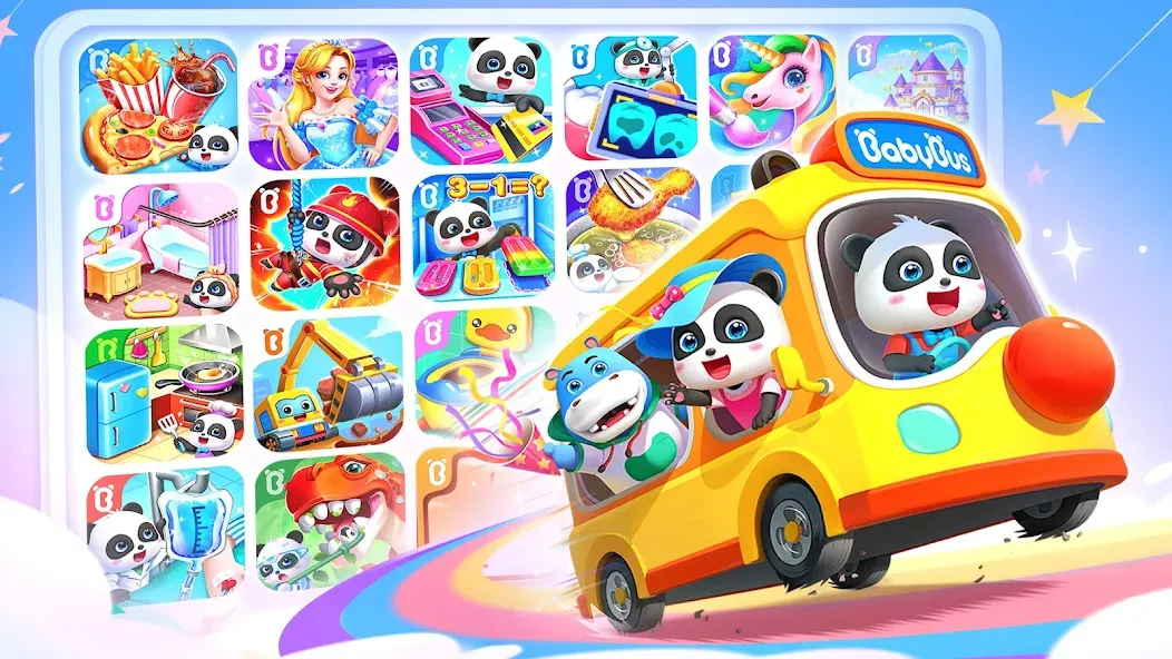 Baby Panda World: Kids Games  [МОД Меню] Screenshot 1