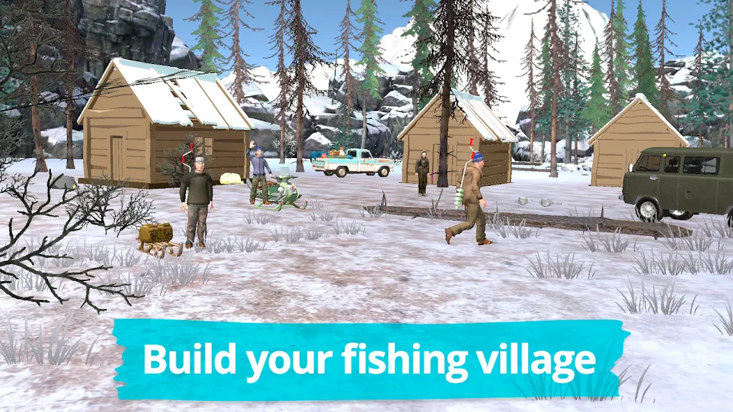 Fishing in the Winter. Lakes.  [МОД Много денег] Screenshot 2