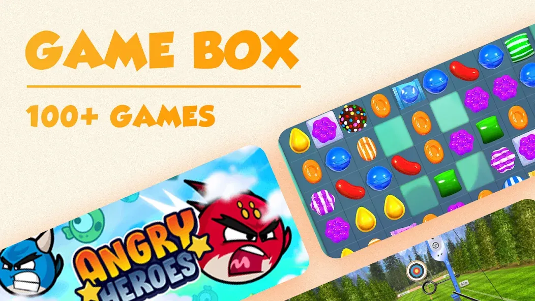 Game Box - 100+ Games (Гейм Бокс)  [МОД Menu] Screenshot 1