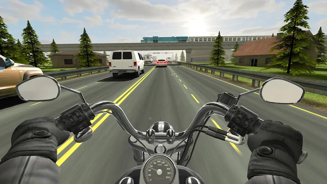 Traffic Rider (Трафик Райдер)  [МОД Бесконечные монеты] Screenshot 1